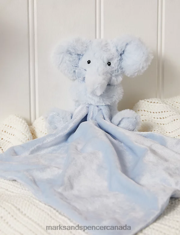 Marks and Spencer near me - Baby Blue Accessories Marks & Spencer Vintage Blue Elephant Comforter 20VTD7782