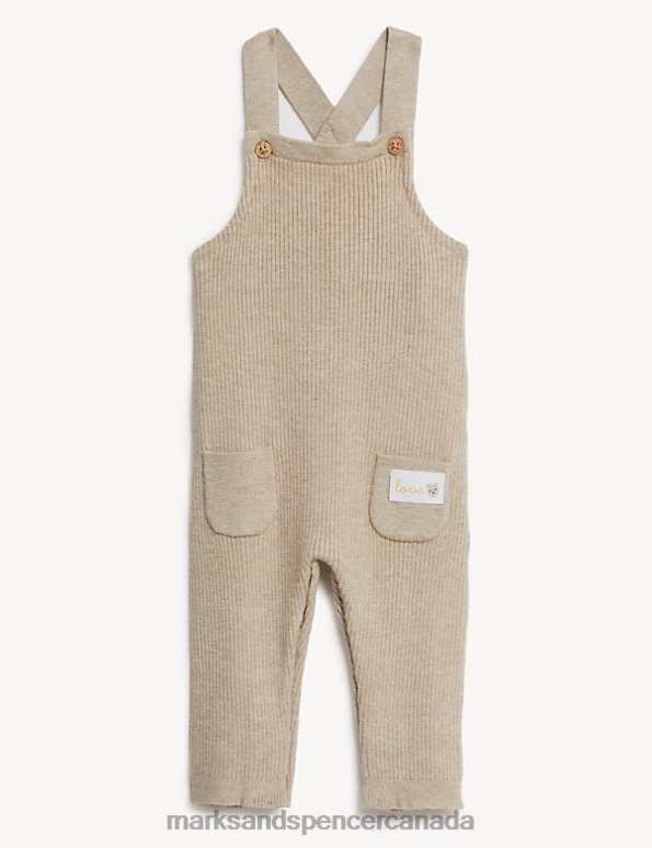 Baby Nude Clothing Marks & Spencer Knitted Dungarees 20VTD7329 - Marks and Spencer Canada locations