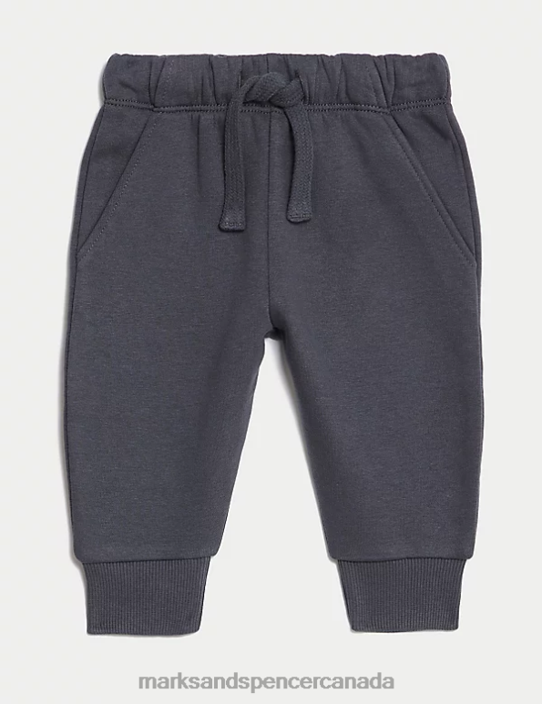 Baby Charcoal Clothing Marks & Spencer Cotton Rich Joggers 20VTD7560 - Marks and Spencer Canada locations