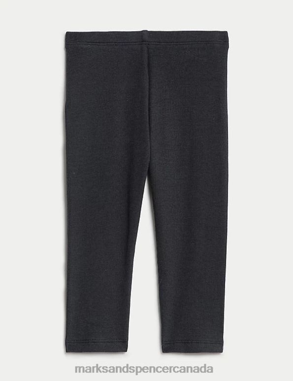 Baby Charcoal Clothing Marks & Spencer Cotton Rich Leggings 20VTD7946 - Marks and Spencer online