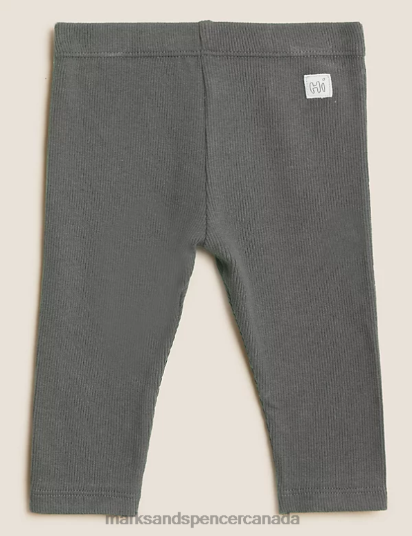 Baby Dark Graphite Clothing Marks & Spencer Cotton Rich Leggings 20VTD7343 - Marks and Spencer Canada locations