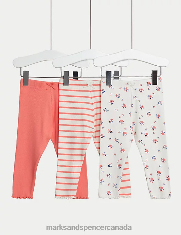 Marks and Spencer near me - Baby Multi Clothing Marks & Spencer 3pk Cotton Rich Leggings 20VTD7675