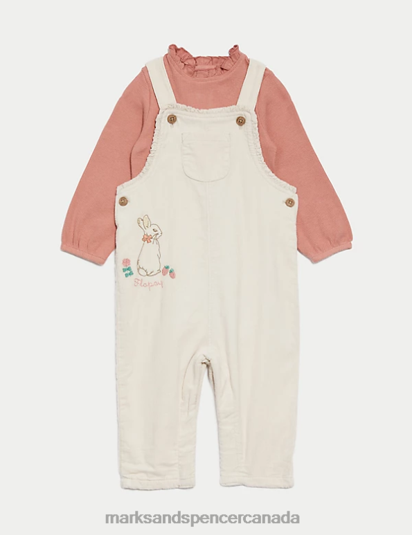 Baby Calico Mix Clothing Marks & Spencer 2pc Cotton Rich Peter Rabbit Outfit 20VTD7769 - Marks and Spencer outlet