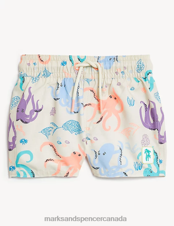 Marks and Spencer near me - Baby Multi Clothing Marks & Spencer Octopus Print Swim Shorts 20VTD7570