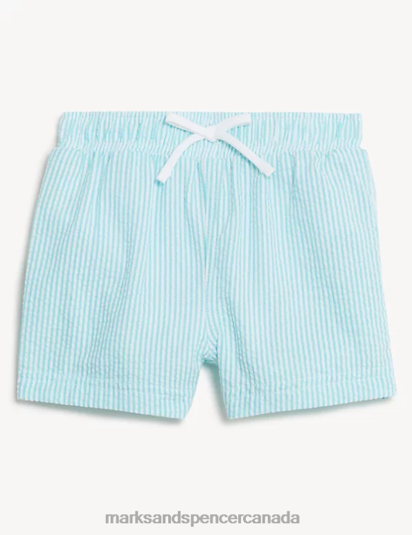 Marks and Spencer Canada - Baby Multi Clothing Marks & Spencer Striped Swim Shorts 20VTD7278