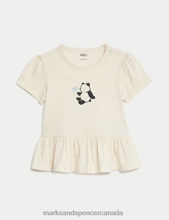 Marks and Spencer near me - Baby Calico Clothing Marks & Spencer Pure Cotton Panda Top 20VTD7681