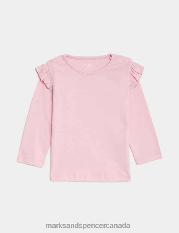 Marks and Spencer Canada - Baby Navy Clothing Marks & Spencer Pure Cotton Top 20VTD7737