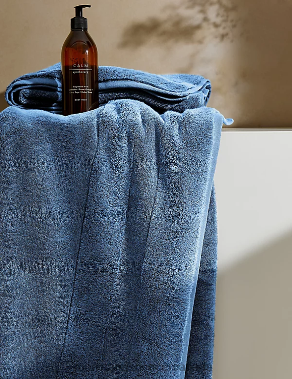 Marks and Spencer sale - Unisex Denim Accessories Marks & Spencer Ultimate Turkish Luxury Cotton Towel 20VTD3609