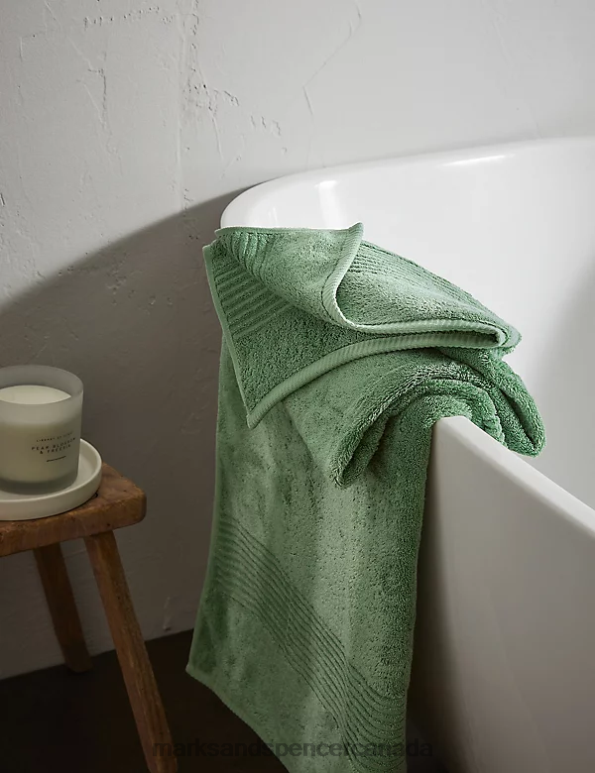 Marks and Spencer Canada - Unisex Fern Accessories Marks & Spencer Egyptian Cotton Luxury Towel 20VTD3651