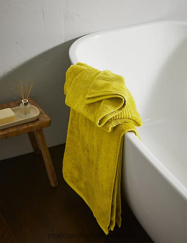 Marks and Spencer Canada - Unisex Lime Accessories Marks & Spencer Egyptian Cotton Luxury Towel 20VTD3621