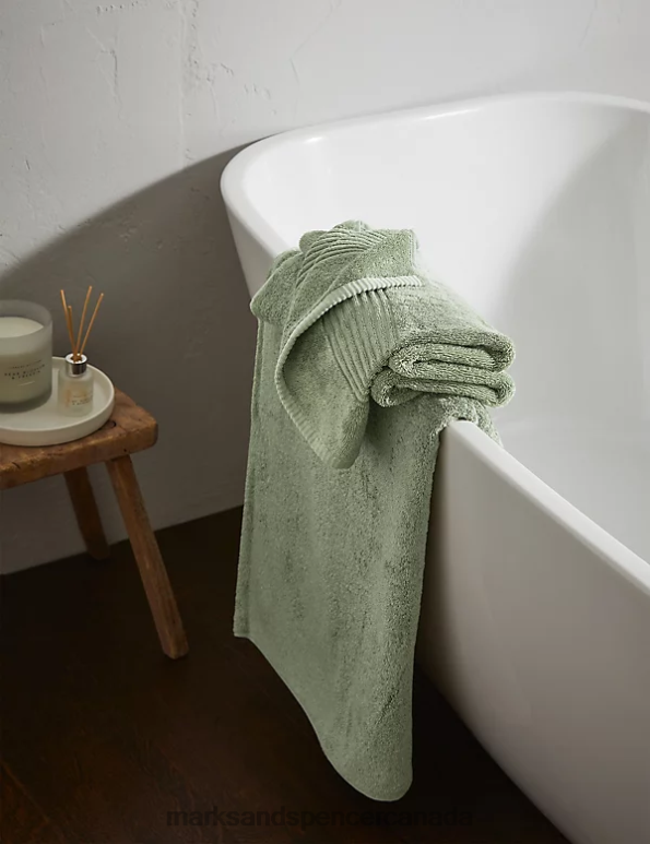 Unisex Pistachio Accessories Marks & Spencer Egyptian Cotton Luxury Towel 20VTD3300 - Marks and Spencer outlet