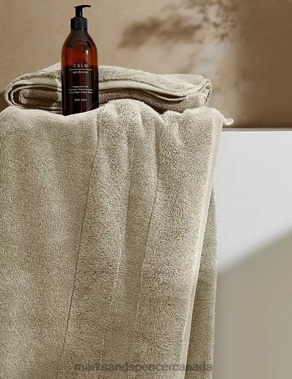 Marks and Spencer Canada - Unisex Stone Accessories Marks & Spencer Ultimate Turkish Luxury Cotton Towel 20VTD3607