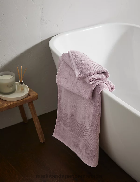 Unisex Sugar Plum Accessories Marks & Spencer Egyptian Cotton Luxury Towel 20VTD3637 - Marks and Spencer Canada locations