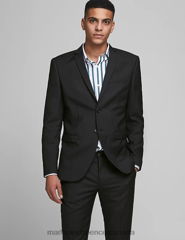 Unisex Black Clothing Marks & Spencer Tailored Fit Blazer 20VTD6203 - Marks and Spencer Canada locations