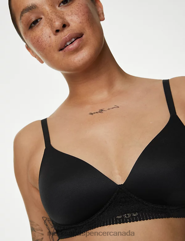 Unisex Black Clothing Marks & Spencer Body Soft Non Wired Full Cup Bra 20VTD3811 - Marks and Spencer online