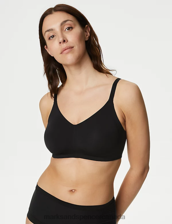 Unisex Black Clothing Marks & Spencer Flexifit Non-Wired Full Cup Bra 20VTD3792 - Marks and Spencer Canada locations