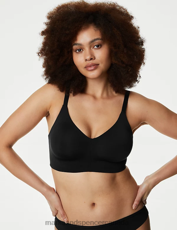 Unisex Black Clothing Marks & Spencer Flexifit Non Wired Full Cup Bra 20VTD3794 - Marks and Spencer outlet