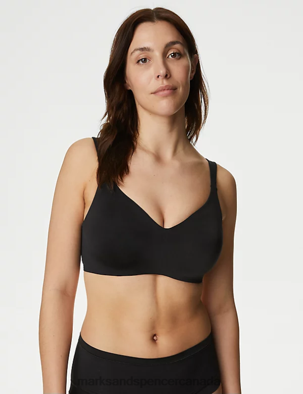 Marks and Spencer sale - Unisex Black Clothing Marks & Spencer Flexifit Wired Minimiser Bra 20VTD3966