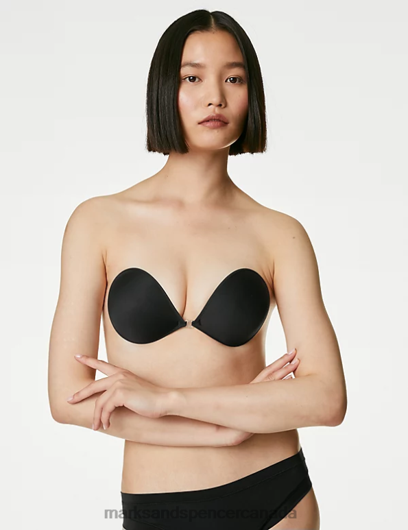 Marks and Spencer Canada - Unisex Black Clothing Marks & Spencer Stick On Strapless Bra 20VTD4130