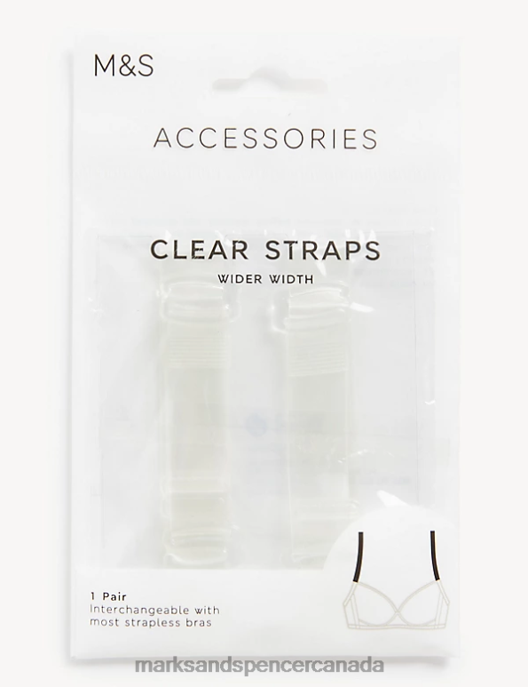 Unisex Clear Clothing Marks & Spencer Detachable Bra Straps 20VTD4296 - Marks and Spencer outlet