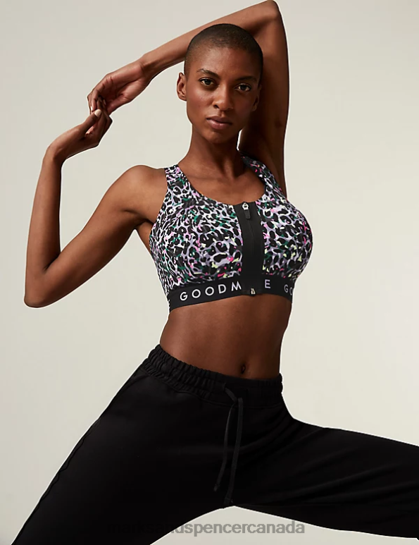 Marks and Spencer sale - Unisex Dark Grape Clothing Marks & Spencer Ultimate Support Non Wired Sports Bra 20VTD4855