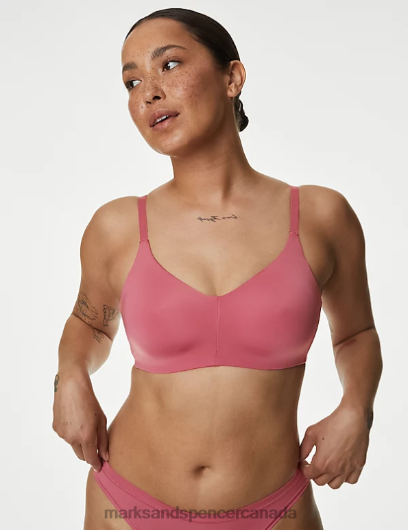 Marks and Spencer near me - Unisex Raspberry Clothing Marks & Spencer Flexifit Non Wired Full Cup Bra 20VTD4140