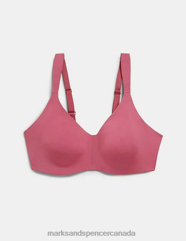 Unisex Raspberry Clothing Marks & Spencer Flexifit Wired Minimiser Bra 20VTD4407 - Marks and Spencer Canada locations