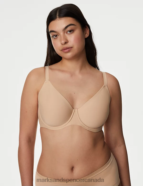 Unisex Rose Quartz Clothing Marks & Spencer Flexifit Invisible Wired Full-cup Bra 20VTD3931 - Marks and Spencer Canada locations