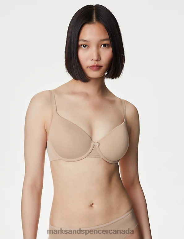 Marks and Spencer near me - Unisex Rose Quartz Clothing Marks & Spencer Flexifit Wired Full-Cup T-Shirt Bra 20VTD4056