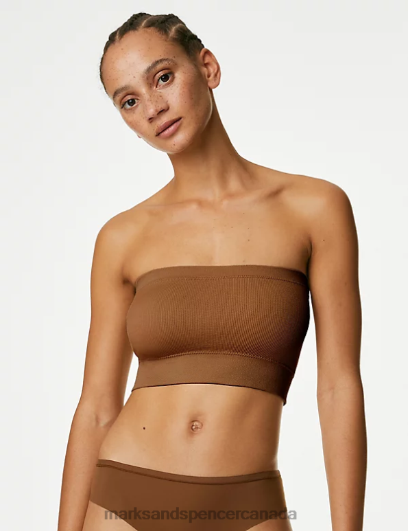 Unisex Topaz Clothing Marks & Spencer Seamless Non Wired Bandeau Bra 20VTD4258 - Marks and Spencer Canada locations