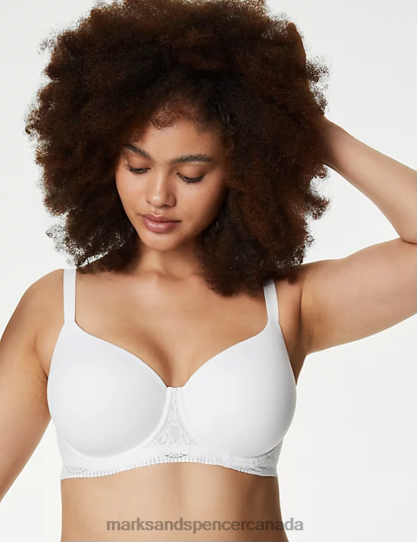 Unisex White Clothing Marks & Spencer Body Soft Wired Full Cup T-Shirt Bra 20VTD3817 - Marks and Spencer outlet