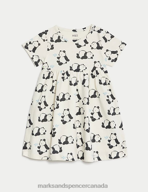 Marks and Spencer sale - Unisex Calico Clothing Marks & Spencer Pure Cotton Panda Dress 20VTD7656