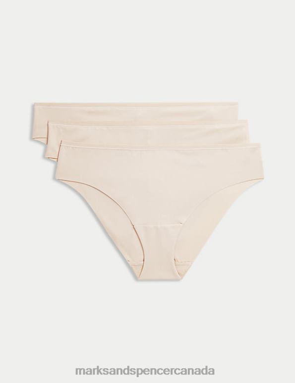 Unisex Opaline Clothing Marks & Spencer 3pk No VPL Flexifit Brazilian Knickers 20VTD3954 - Marks and Spencer online