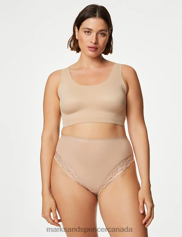 Marks and Spencer sale - Unisex Rose Quartz Clothing Marks & Spencer 2pk Firm Control High Leg Knickers 20VTD4430