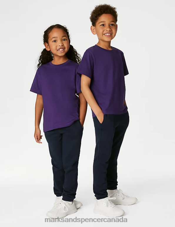 Unisex Navy Clothing Marks & Spencer 2pk Regular Fit School Joggers 20VTD3590 - Marks and Spencer Canada locations