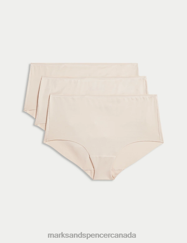 Unisex Opaline Clothing Marks & Spencer 3pk Flexifit No VPL High Rise Shorts 20VTD3684 - Marks and Spencer outlet