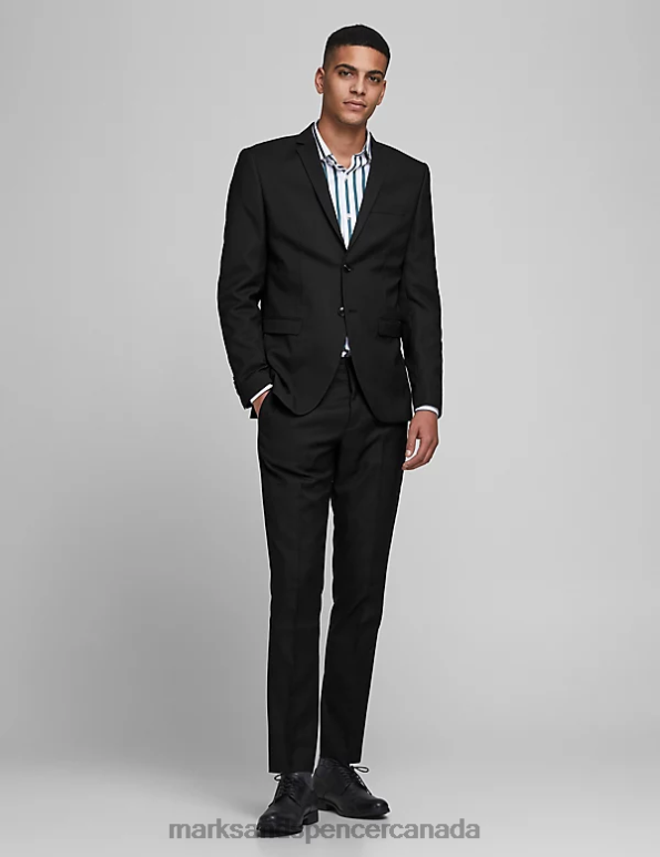 Unisex Black Clothing Marks & Spencer Tailored Fit Trousers 20VTD6199 - Marks and Spencer online