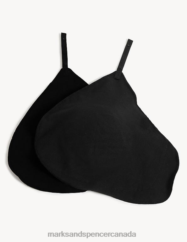 Unisex Black Lingerie Marks & Spencer 2pk Post Surgery Pockets 20VTD4474 - Marks and Spencer outlet