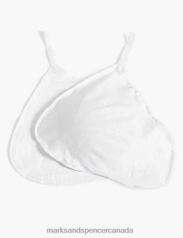 Unisex White Lingerie Marks & Spencer 2pk Post Surgery Pockets 20VTD4825 - Marks and Spencer Canada locations