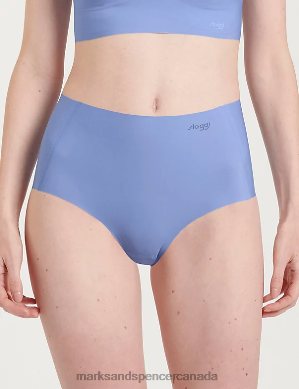 Marks and Spencer Canada - Unisex Blue Lingerie Marks & Spencer Zero Feel Maxi Full Briefs 20VTD4751