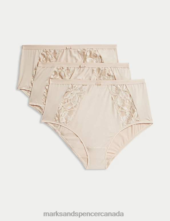 Marks and Spencer Canada - Unisex Opaline Lingerie Marks & Spencer 3pk Wildblooms Full Briefs 20VTD3715