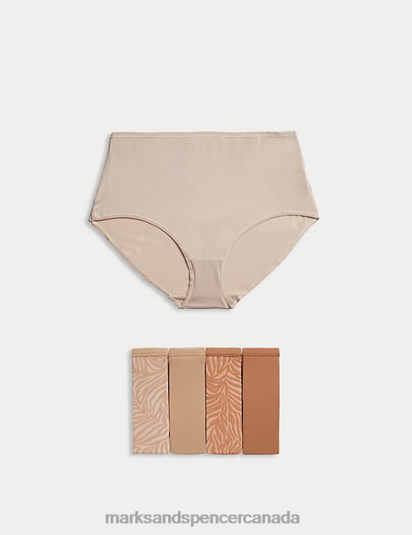 Marks and Spencer sale - Unisex Rose Quartz Lingerie Marks & Spencer 5pk No VPL Microfibre Full Briefs 20VTD3680