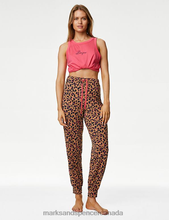 Unisex Rich Amber Lingerie Marks & Spencer Animal Print Pyjama Bottoms 20VTD3484 - Marks and Spencer online