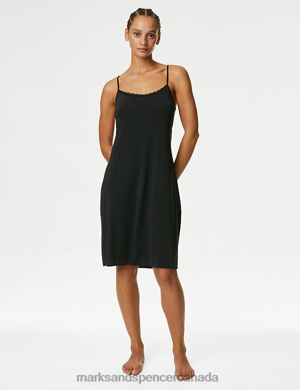 Marks and Spencer Canada - Unisex Black Lingerie Marks & Spencer Cool Comfort Full Slip 20VTD3832