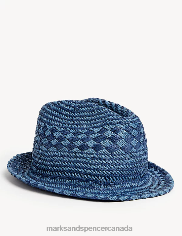 Kids Blue Mix Accessories Marks & Spencer Patterned Sun Hat 20VTD8314 - Marks and Spencer outlet