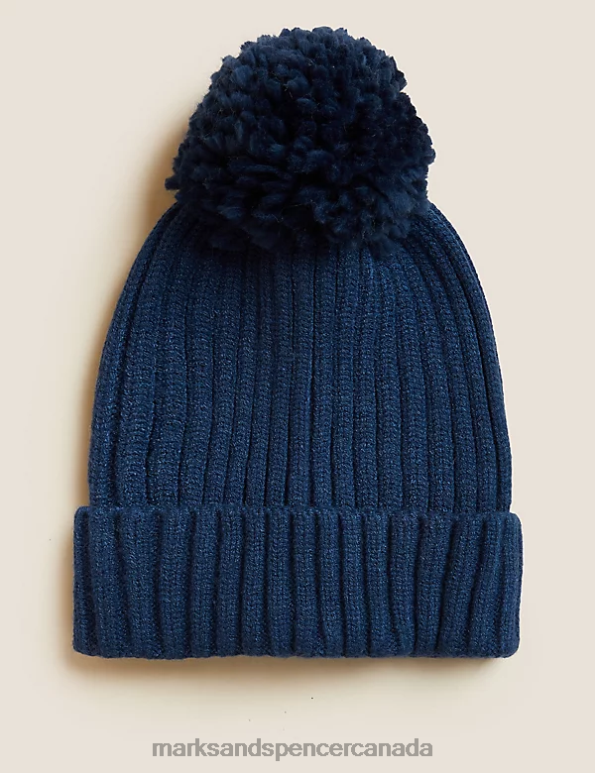 Kids Indigo Accessories Marks & Spencer Winter Hat 20VTD8738 - Marks and Spencer outlet