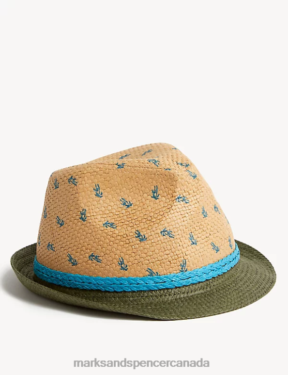 Kids Multi Accessories Marks & Spencer Palm Tree Sun Hat 20VTD8709 - Marks and Spencer online