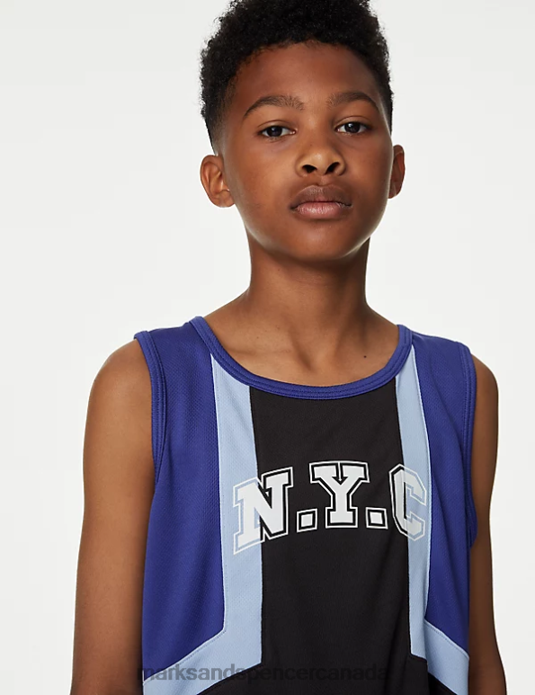 Kids Carbon Clothing Marks & Spencer Basketball Vest 20VTD8174 - Marks and Spencer Canada locations