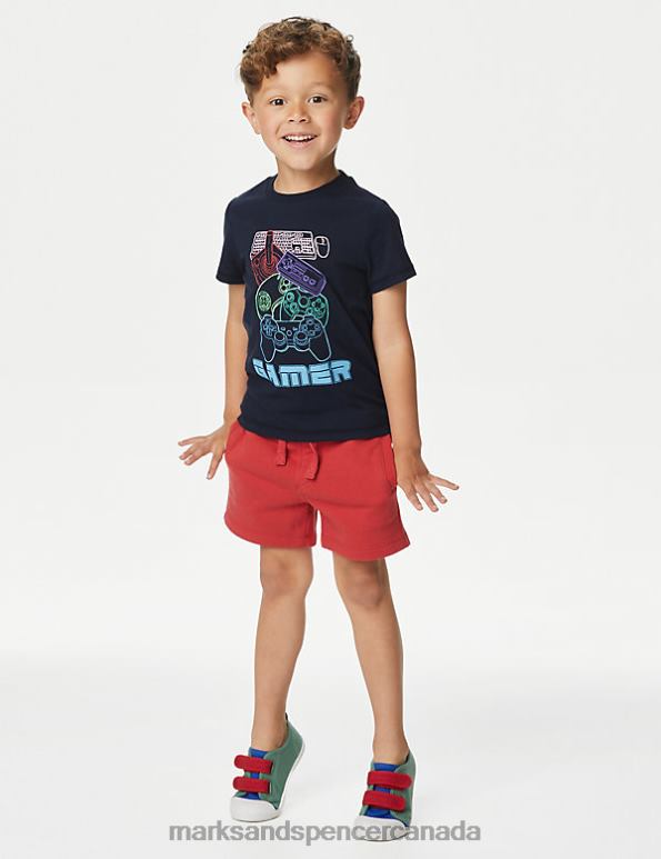 Kids Multi Clothing Marks & Spencer 2pc Pure Cotton Gamer Outfit 20VTD8153 - Marks and Spencer online