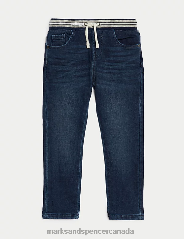 Marks and Spencer Canada - Kids Dark Denim Clothing Marks & Spencer Regular Denim Jeans 20VTD8417